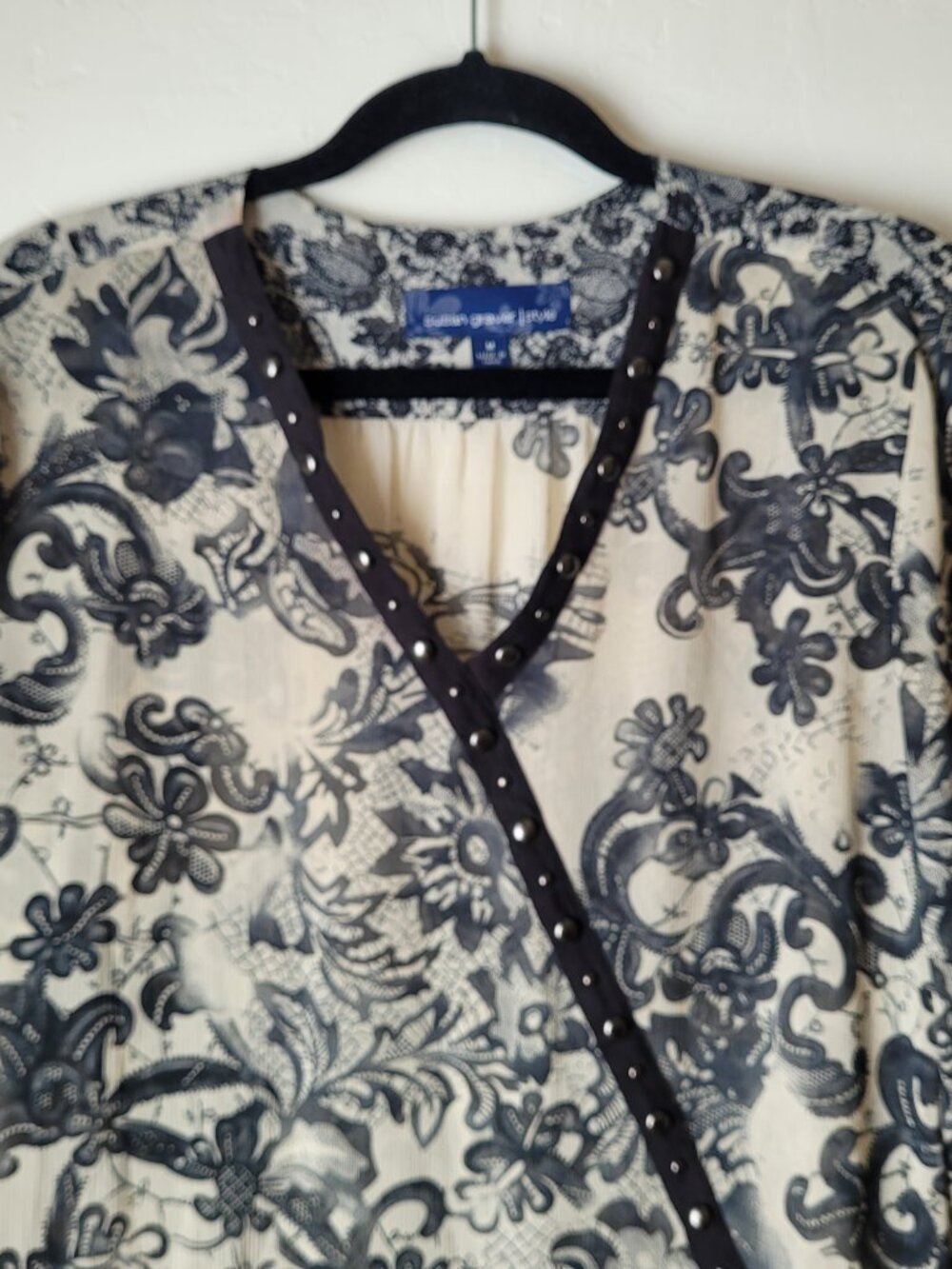 Susan Graver Semi Sheer Boho Tunic - Picture 6 of 8